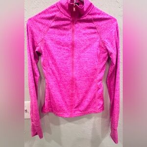 SHEIN Athletic Hot Pink Zip Up Jacket